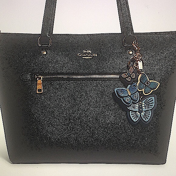 COACH  BUTTERFLY CLUSTER BAG CHARM /KEYCHAIN (NWT) - Picture 13 of 13